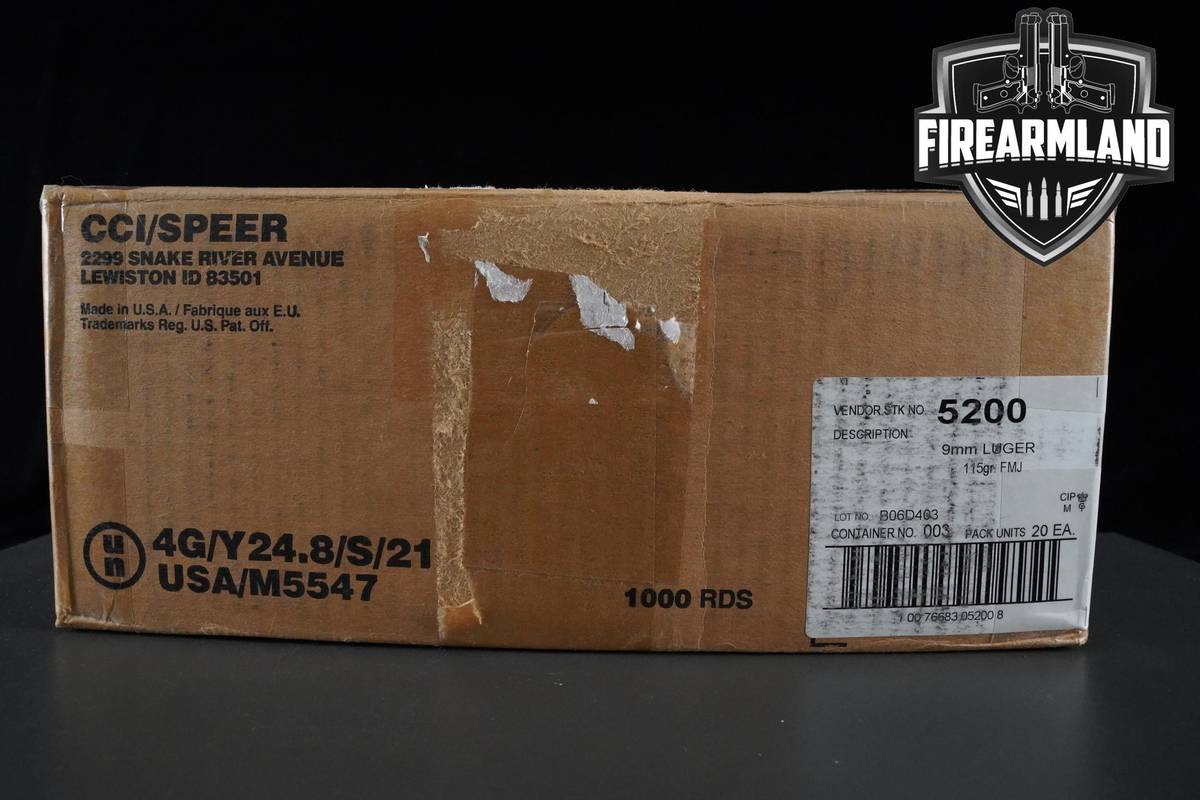1000 RDS! 9mm Ammo 9-mm