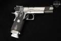 Strayer-Voigt INC. (SVI) Infinity Bianchi Standard .40 S&W Two-Tone Black & Stainless in Very Good Condition Image 3