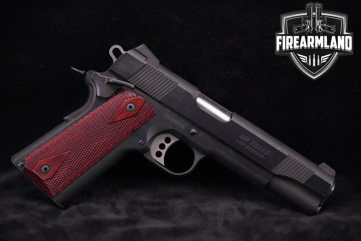 Colt 1911 Government Model 100 Years of Service 45 ACP 5" 1911A1, A1 4MAGS