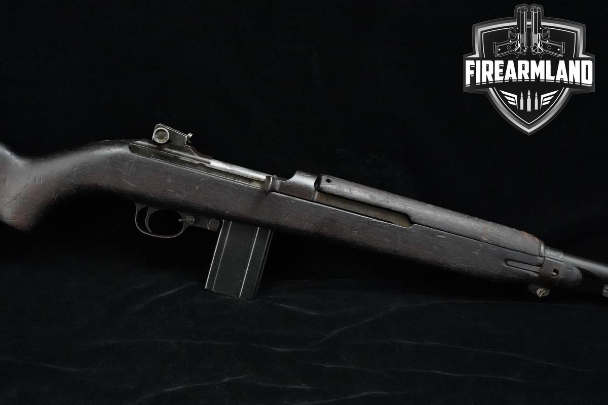 WW2 1944 IBM M1 Carbine 30-Carbine 17.75" IBM M1-Carbine U.S.