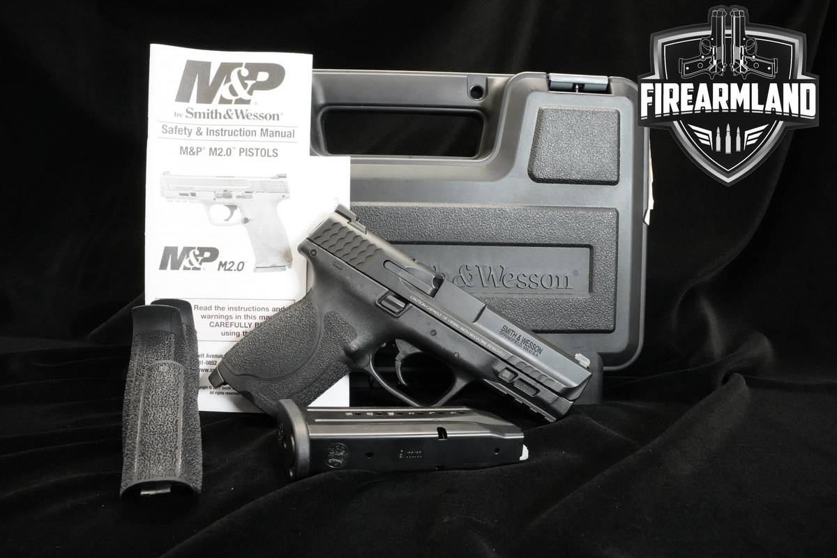 Smith & Wesson (S&W) M&P9 M2.0 Compact 9mm 4" Armornite S&W-M&P9 +ORIG CASE