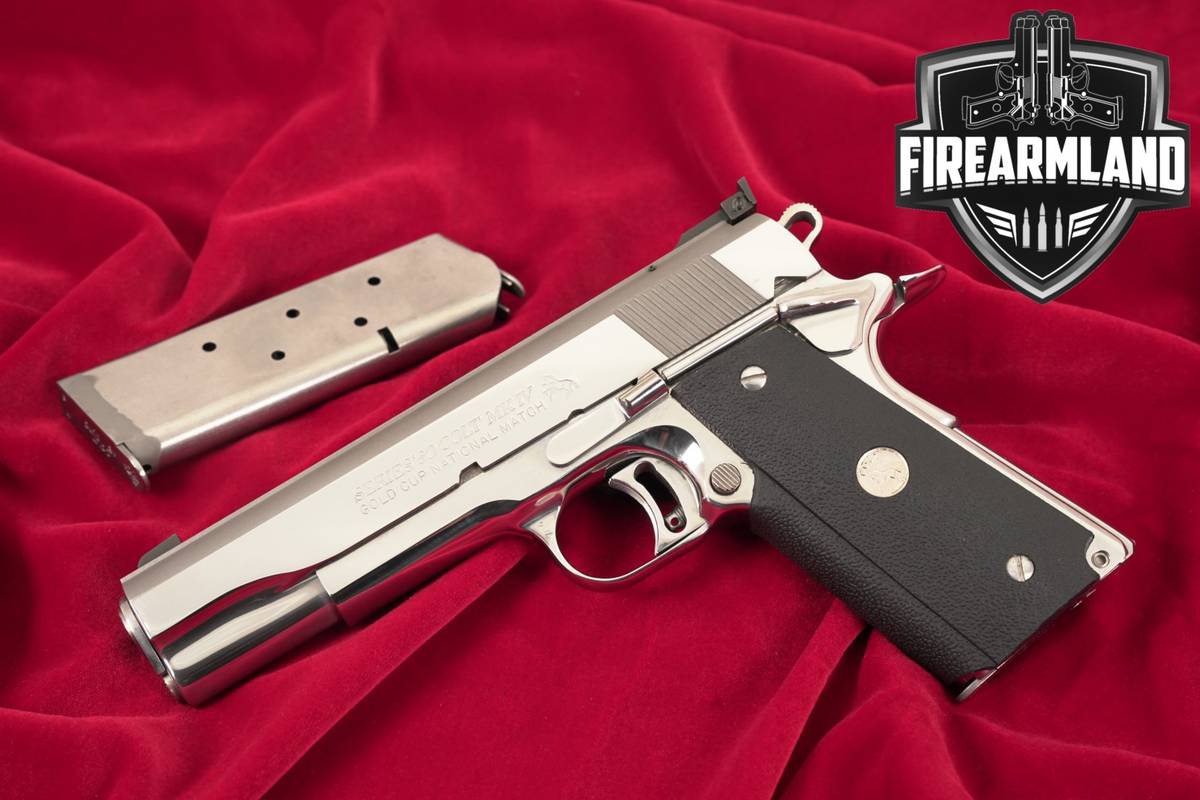 1993 Colt Gold Cup National Match Mk IV / Series 80 45 ACP 1911 5" +2 MAGS