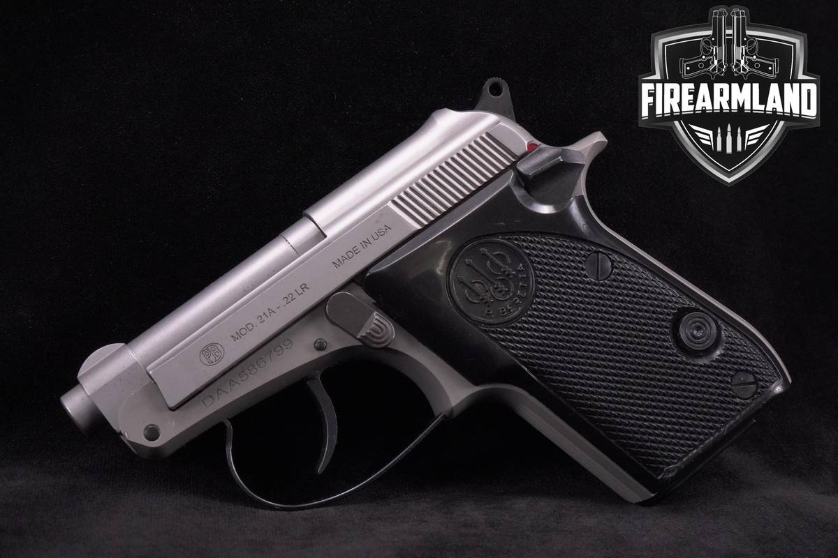 Beretta 21A Bobcat Inox 22LR 2.4" Beretta-21A Bobcat 21-A Bobcat +ORIG BOX