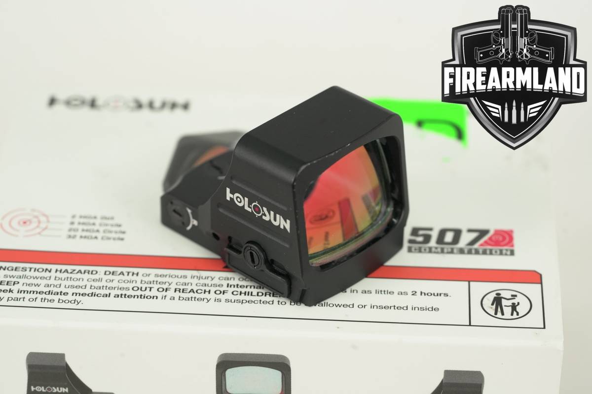 Holosun HS507COMP 2 MOA Dot & 8/20/32 Circle Red Sight HS 507 COMP +CASE