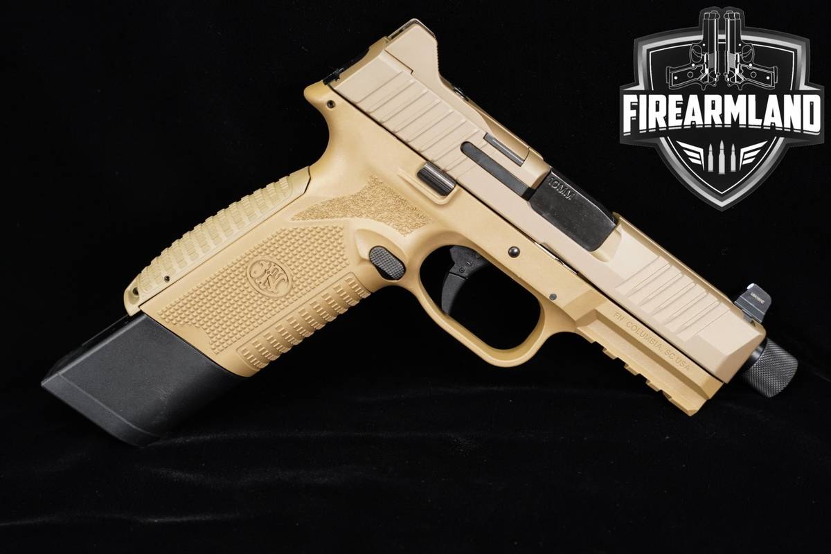 THREADED FN America 510 Tactical 10mm 4.71" 510T FDE Optic-Ready +ORIG CASE