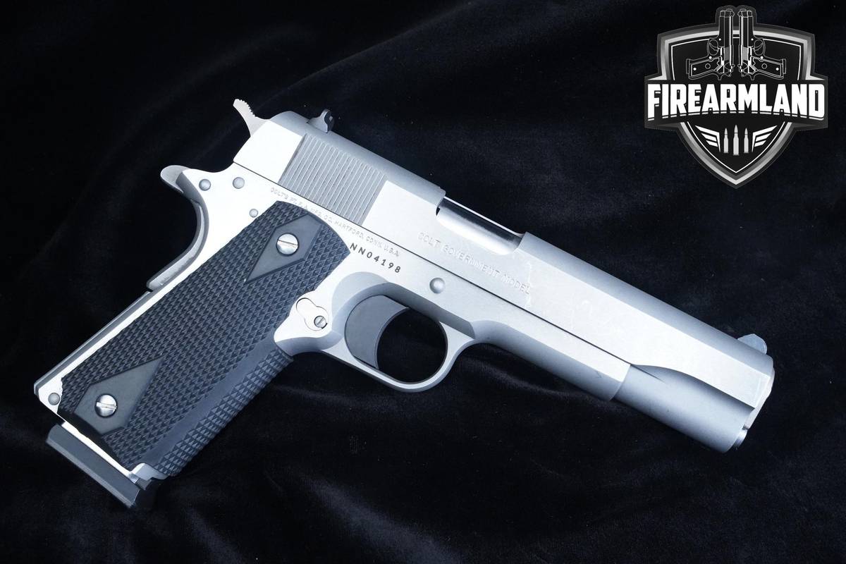 Colt Government Model 9mm 1911 Brushed Stainless Government 1911