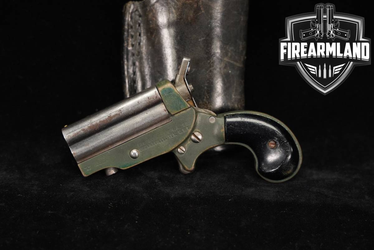 SCARCE Erl Svendsen F.A Co 4 ACES 22 Short Pepperbox Derringer +HOLSTER
