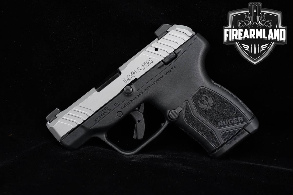 Ruger LCP MAX 380-ACP 2.8" Two-Tone Stainless +HOLSTER