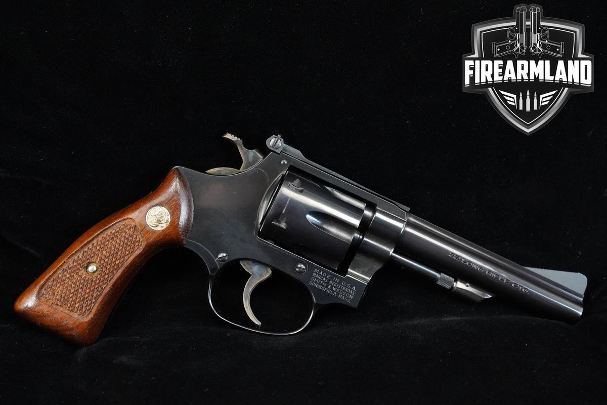 Smith & Wesson (S&W) 34-1 Model of 1953 .22/32 Kit Gun 22LR 4" S&W ORIG BOX