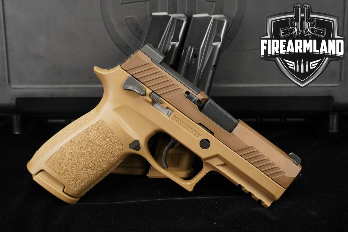 Sig Sauer P320-M18 9mm 3.9 Optics-Ready Tan P 320 M 18 +3 MAGS & ORIG CASE
