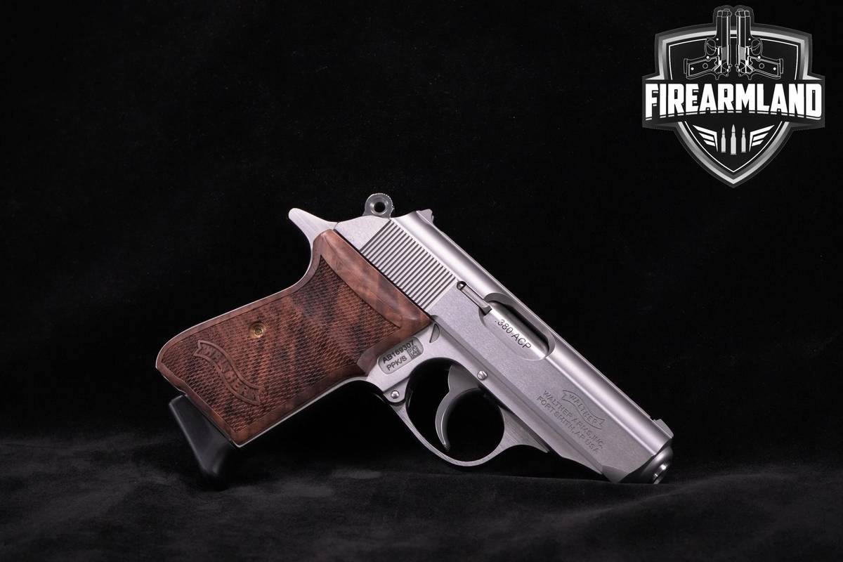 Walther PPK/S Stainless 380 ACP 3.3" Satin Stainless +2 MAGS & ORIG BOX