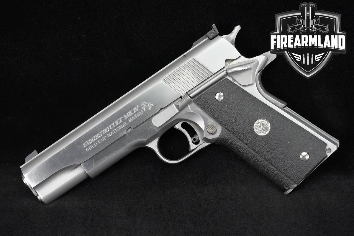 1990 Colt Gold Cup National Match MK IV Series 80 45 ACP 1911 5" Pistol
