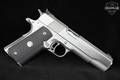 1990 Colt Gold Cup National Match MK IV / Series 80 .45 ACP Stainless in Very Good Condition Image 4