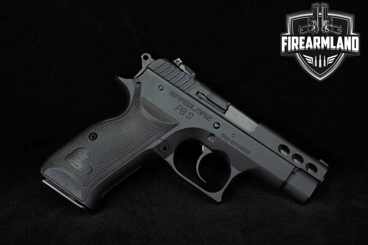 CZ-75 STYLE Sarsilmaz SAR P8 9mm 3.8" +5 MAGS