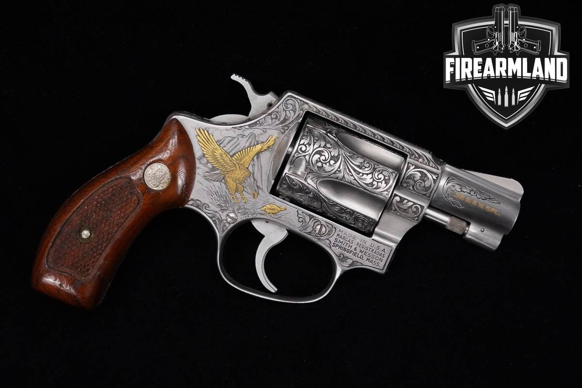 ANGELO BEE MASTER ENGRAVED Smith & Wesson S&W Model 60 38 Special 2" S&W-60