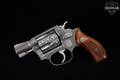Smith & Wesson (S&W) Model 60 Chiefs Special Stainless Engraved .38 Spl. Stainless Steel in Very Good Condition Image 2