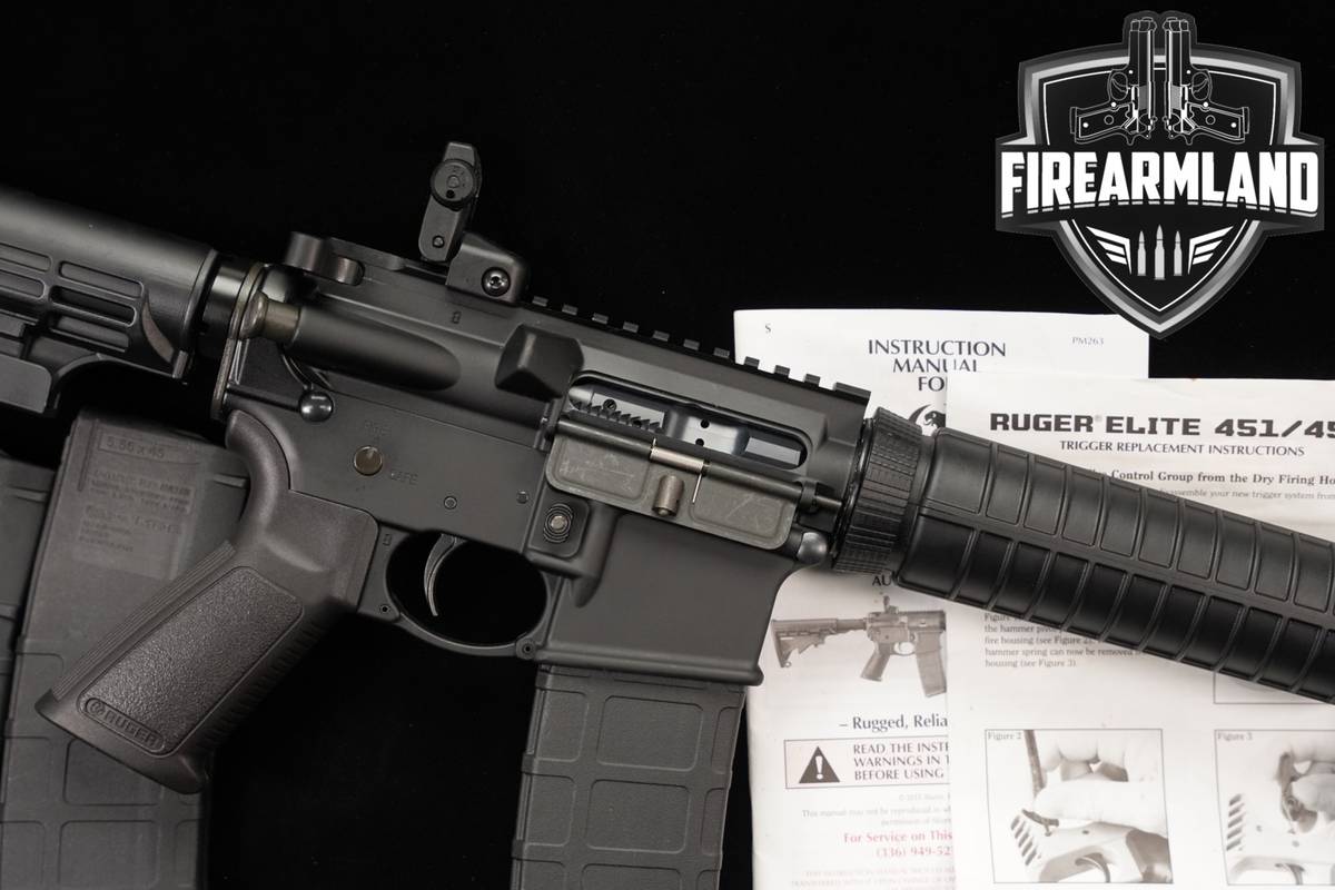 Ruger AR-556 5.56 NATO AR15 15 AR556 +3 MAGS