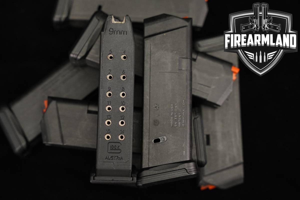 Magpul EIGHT (8) G19 15 Round Magazines 9mm Luger PMAG GL9 Mags