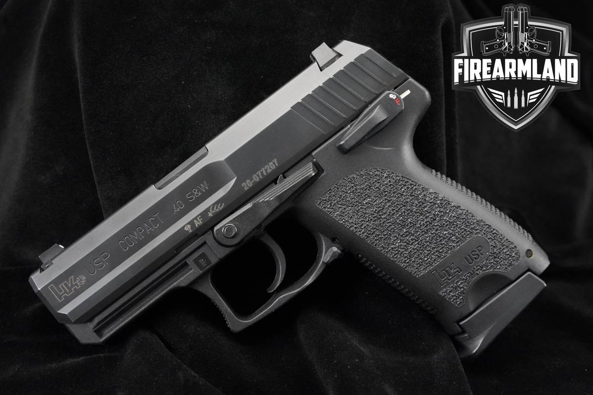 Heckler & Koch (H&K-HK) USP Compact 40 S&W H&K-HK-USP USPC USP-C +ORIG CASE