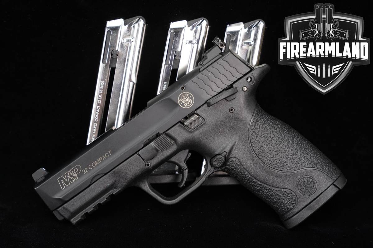 Smith & Wesson S&W M&P22 Compact 22LR 3.5" M&P-22 +4 MAGS