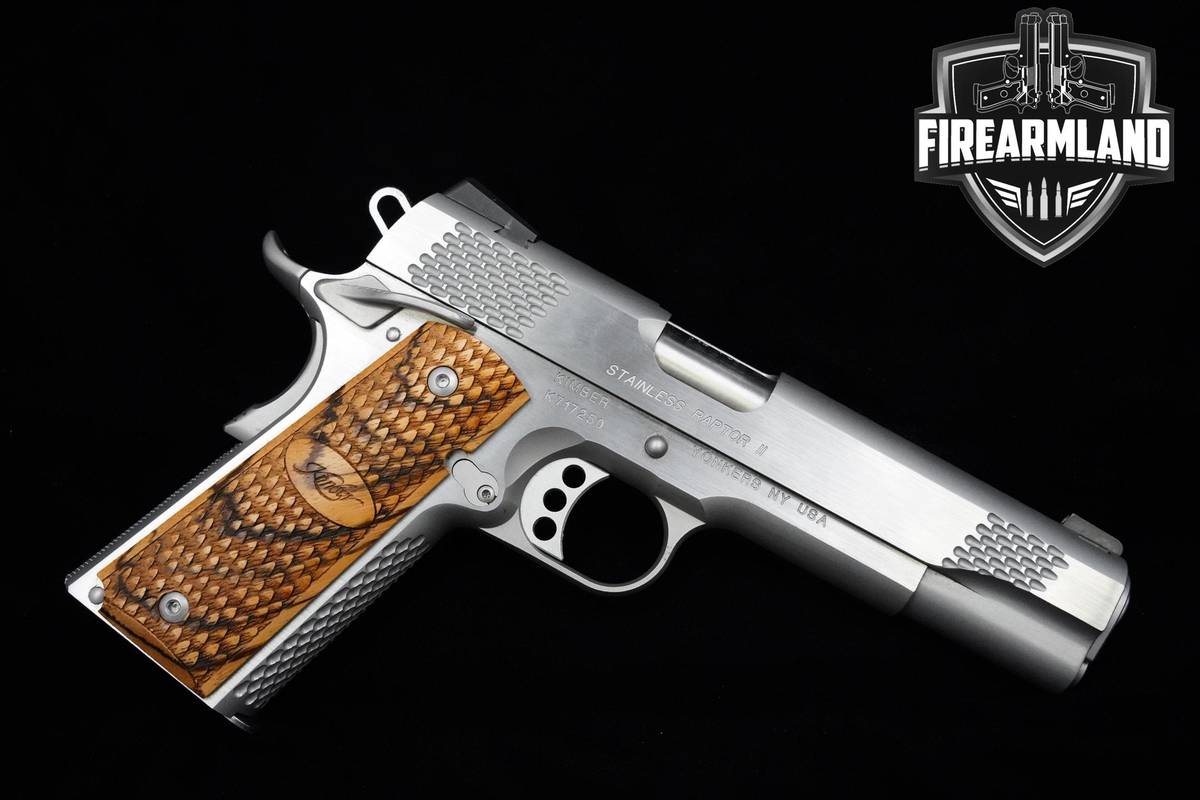 Kimber Raptor Stainless II 45 ACP 5" Stainless Steel Kimber