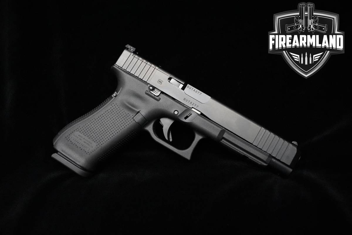 Glock 34 Gen5 MOS 9mm Black DLC Glock-34 MATCH G34 Gen-5 3 MAGS & ORIG CASE
