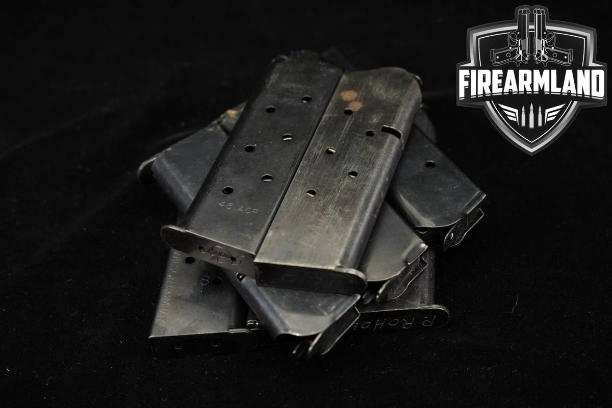 EIGHT (8) 1911 Magazines .45 ACP Mags