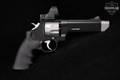 Smith & Wesson (S&W) Model 627 Performance Center V-Comp -5 .357 Mag. Two-Tone Black & Stainless in Excellent Condition Image 3