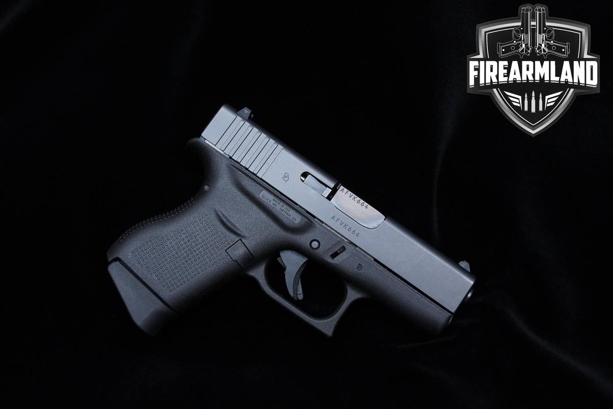 Glock 43 9mm 3.41" 43 Glock G43 +2 MAGS & ORIG CASE