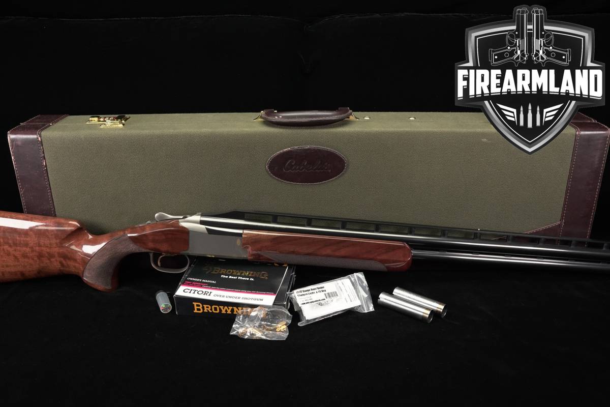 Browning Citori 725 Trap 12-Ga 32" Vent-Rib Silver Nitride +Briley Chokes