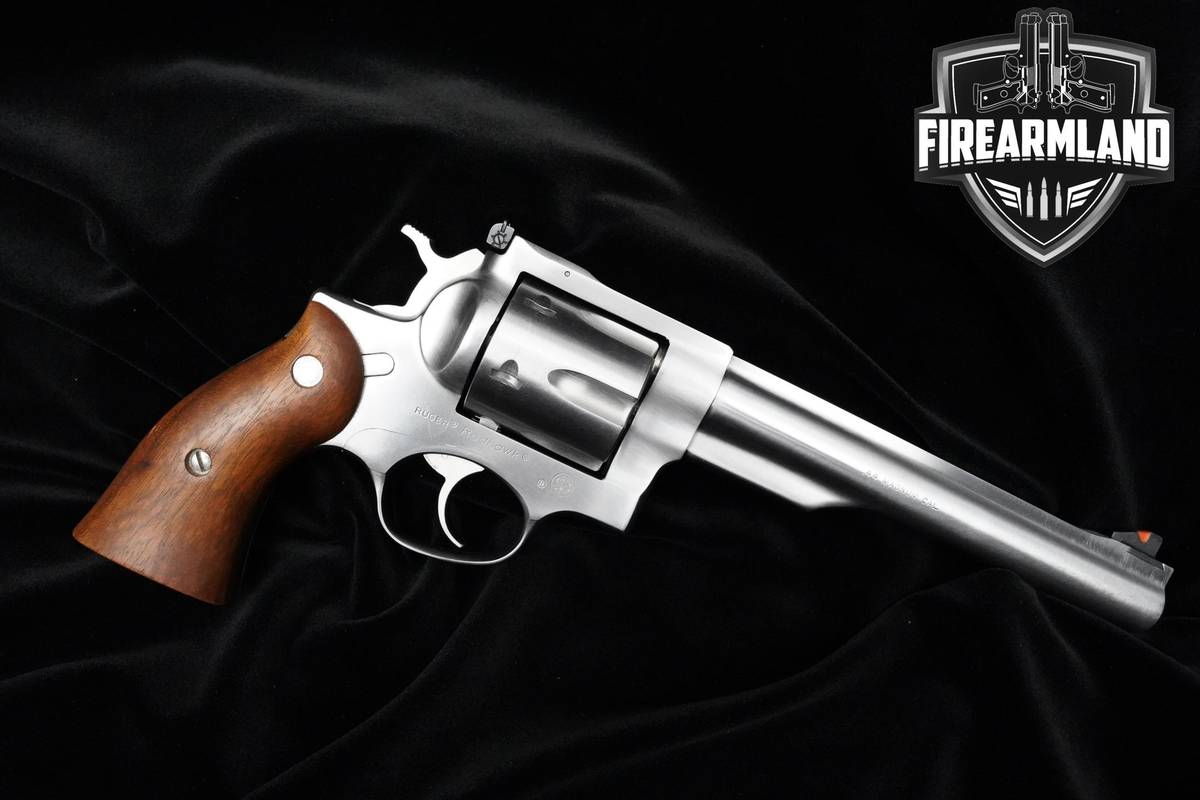 1989 Sturm Ruger Redhawk 44 Magnum 7.5" Stainless Revolver 6rd