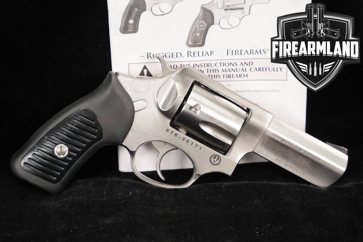 Ruger SP101 357 Magnum 3.06" Satin Stainless SP 101 DA/SA