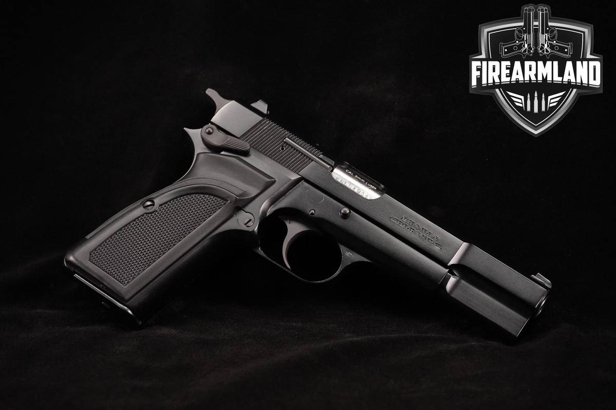 1990 Browning Hi-Power 9mm 4.6 +5 MAGS