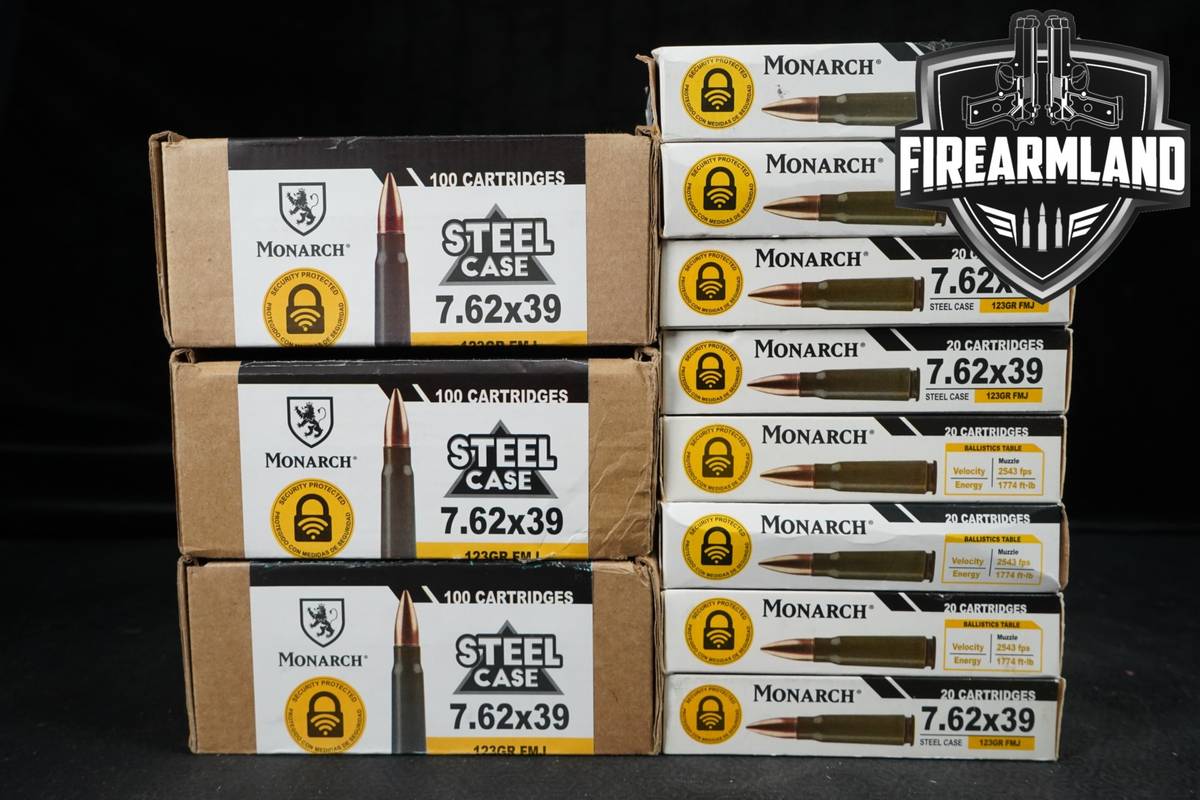 460 RDS! 7.62x39 Ammo 762 Ammunition
