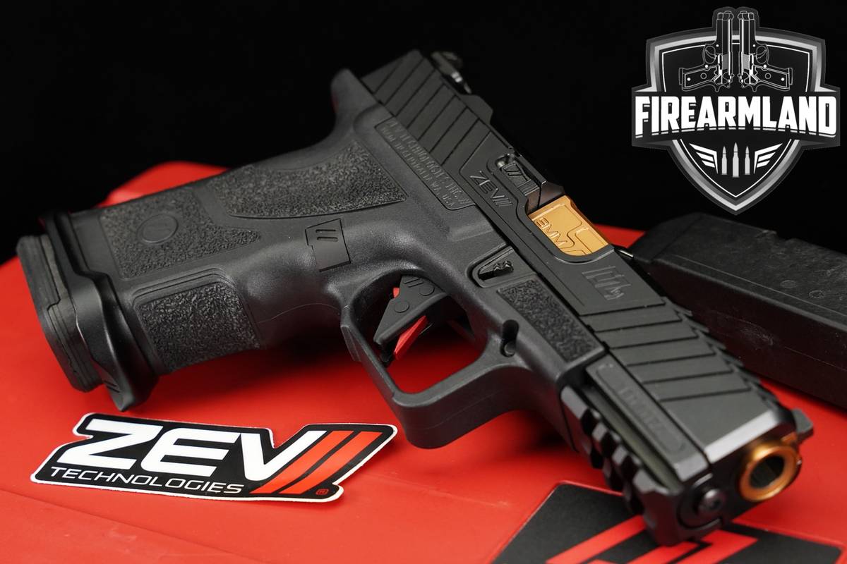 ZEV OZ9C Hyper-Comp 9mm OR 4" BRONZE ISLAND PORTED +2 MAGS & ORIG CASE