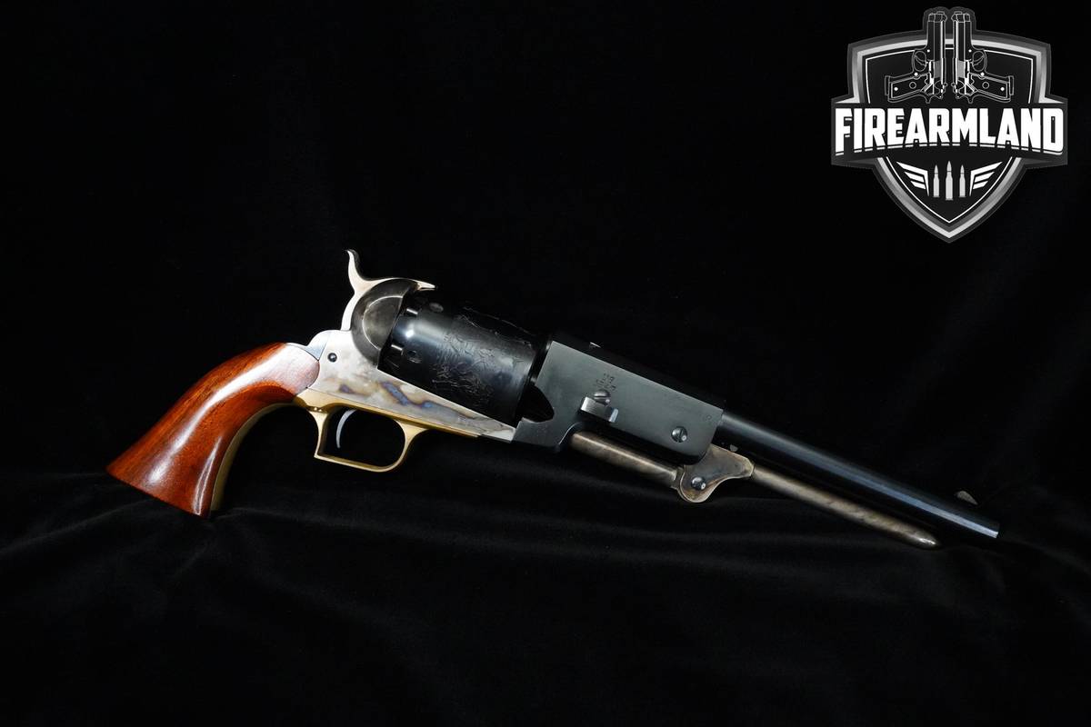 2003 A Uberti 1847 Walker 44 BPM 9" Blued +ORIG BOX