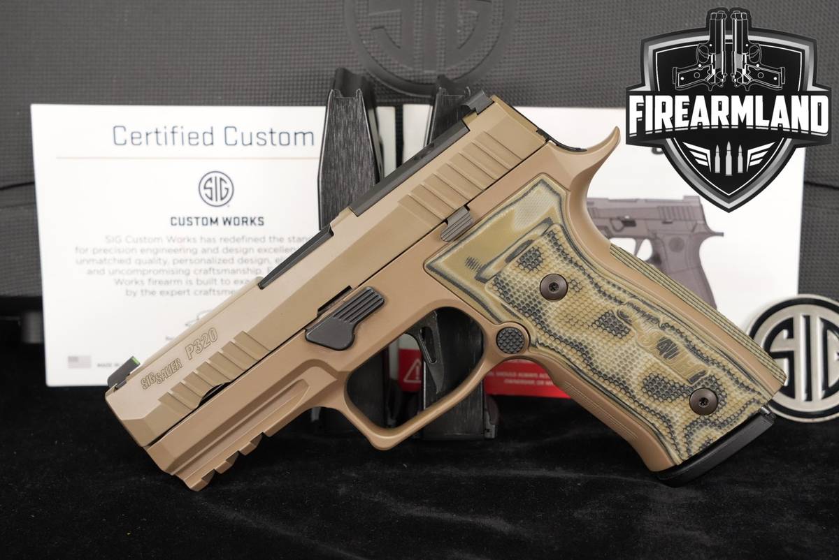 LIMITED Sig Sauer P320 AXG Scorpion Custom Works 9mm OR FDE P-320 +3 MAGS