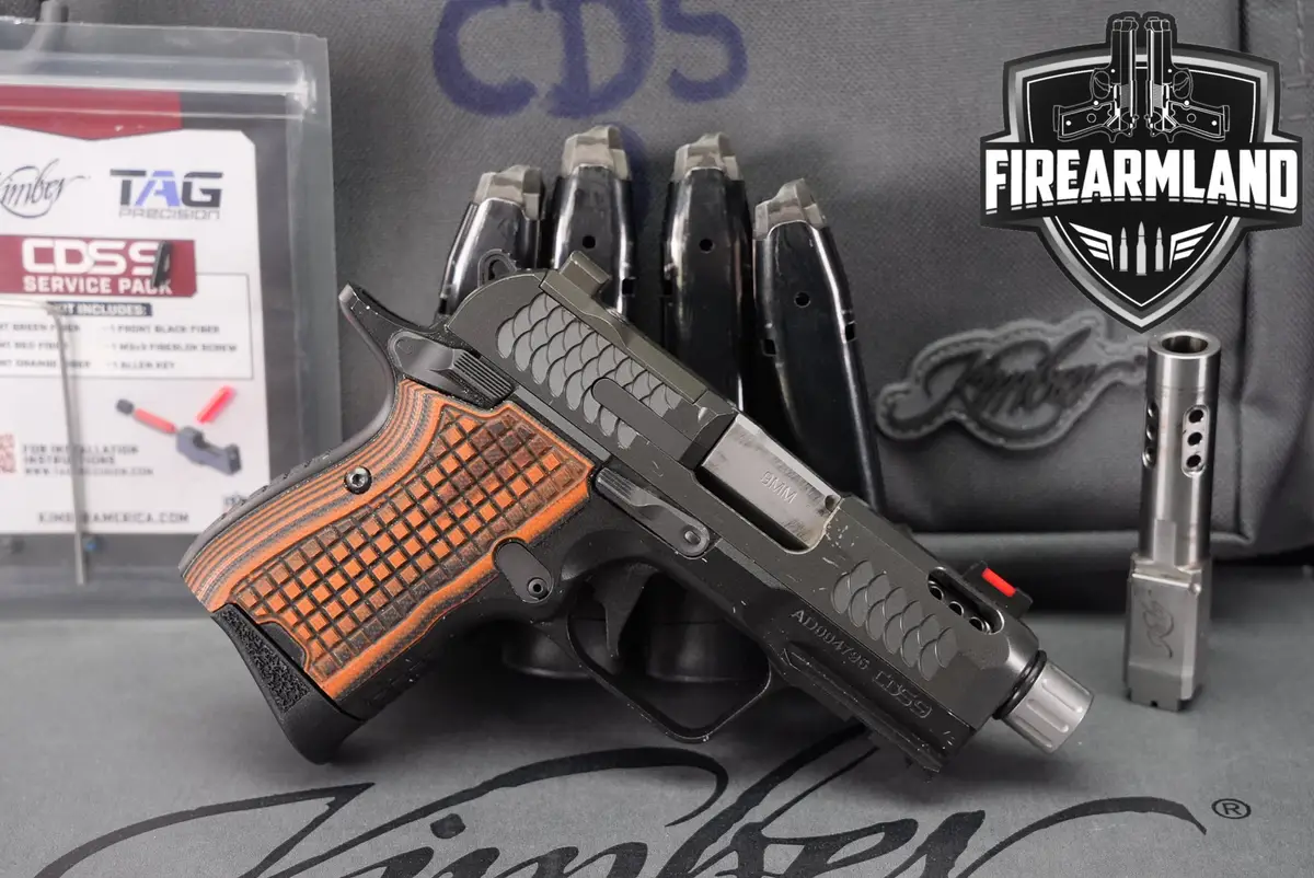 Kimber CDS9 TFS 9mm Two-Tone Stainless CDS-9 THREADED +5 MAGS & ORIG BOX