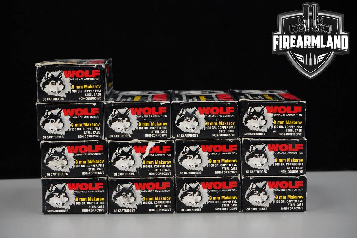 650 RDS! 9x18mm Makarov Ammo 9MM Mak