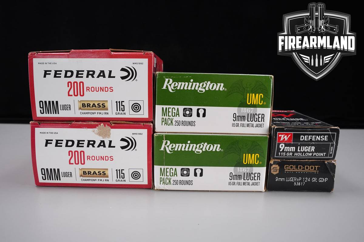 1000 RDS! 9mm Ammo 9-mm