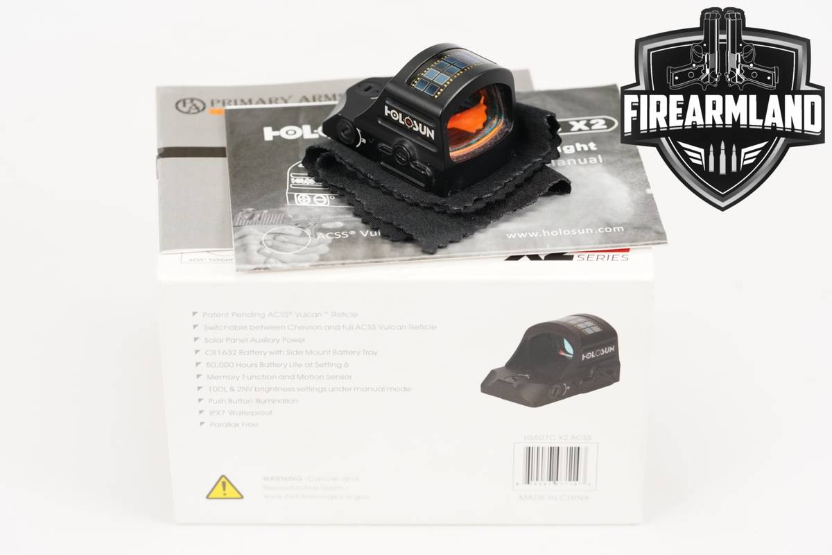 Holosun HS507C-X2 ACSS Vulcan Red Dot Sight HS-507C +ORIG CASE