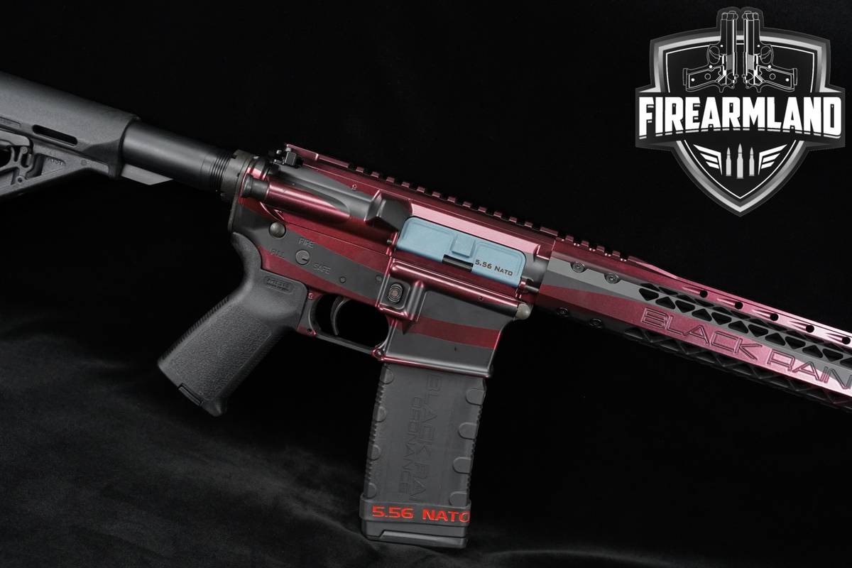 Black Rain Ordnance SPEC15 5.56 NATO 16" Patriotic Cerakote AR-15 AR15