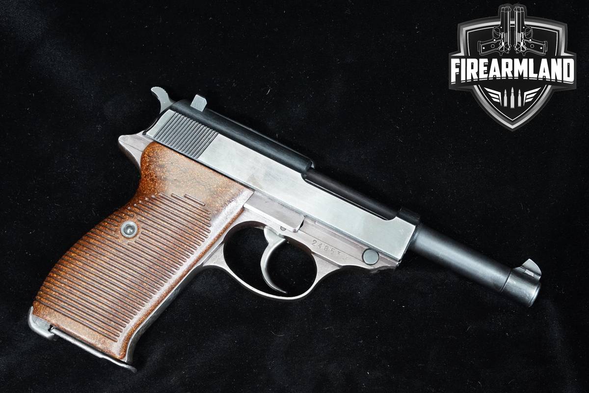 1962 Walther P-38 Post-War 9mm 4.75" Blued Walther P38 P-38 VINTAGE