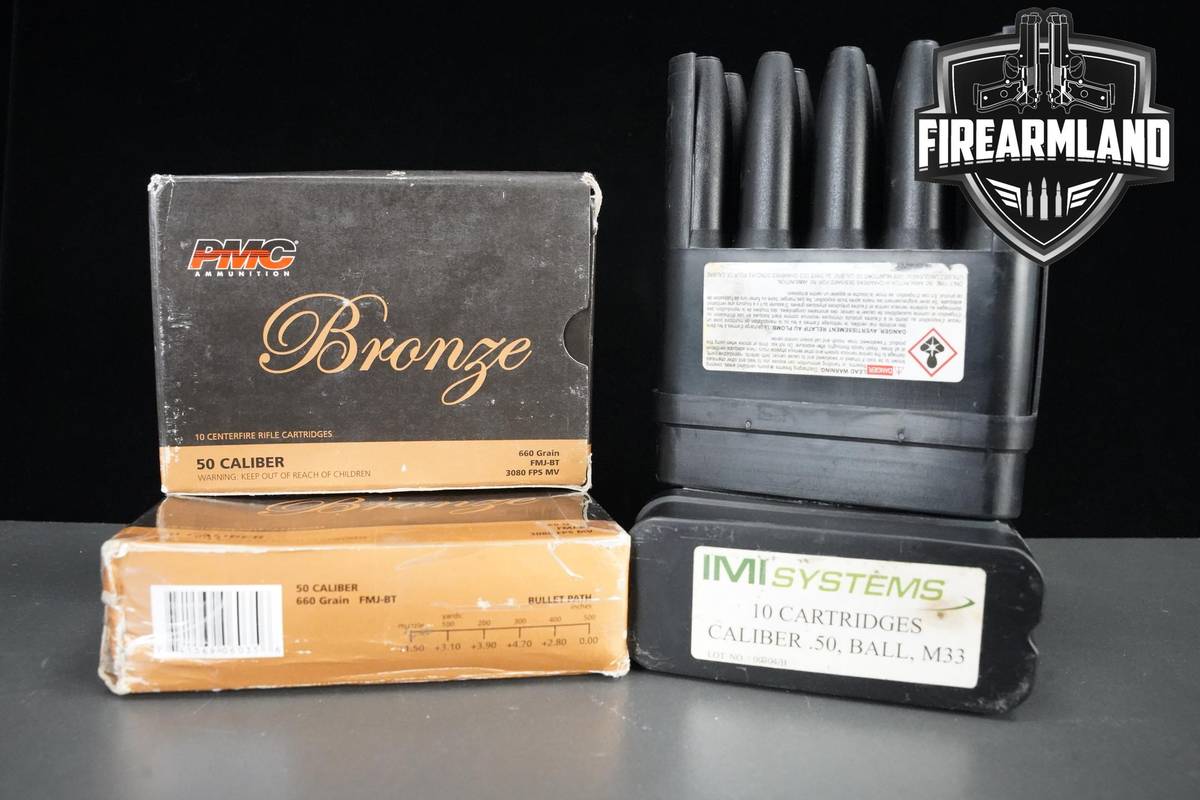 50 BMG Ammo 50-BMG Ammunition 40 ROUNDS