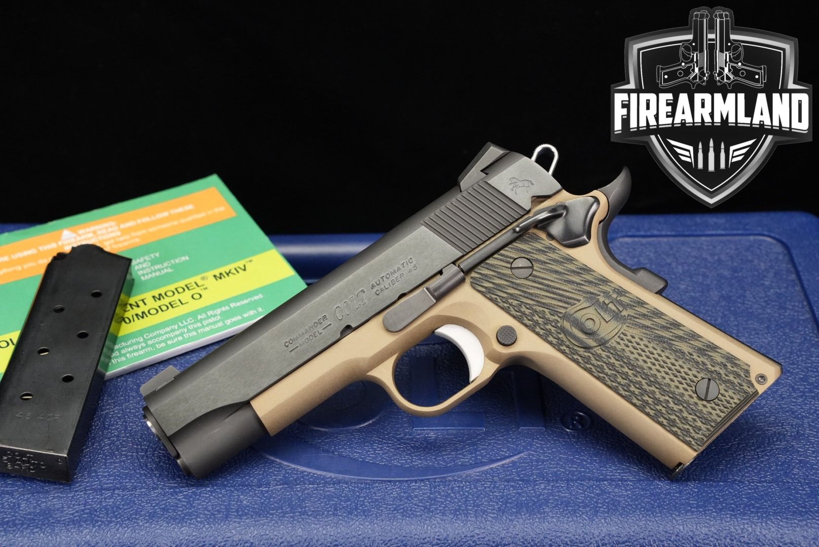お*ん様 COLT GOVERNMENT USMC M45A1 CQBFDE Rare Colt USMC M45A1 CQBP .45 ACP Ion Brown | Sold