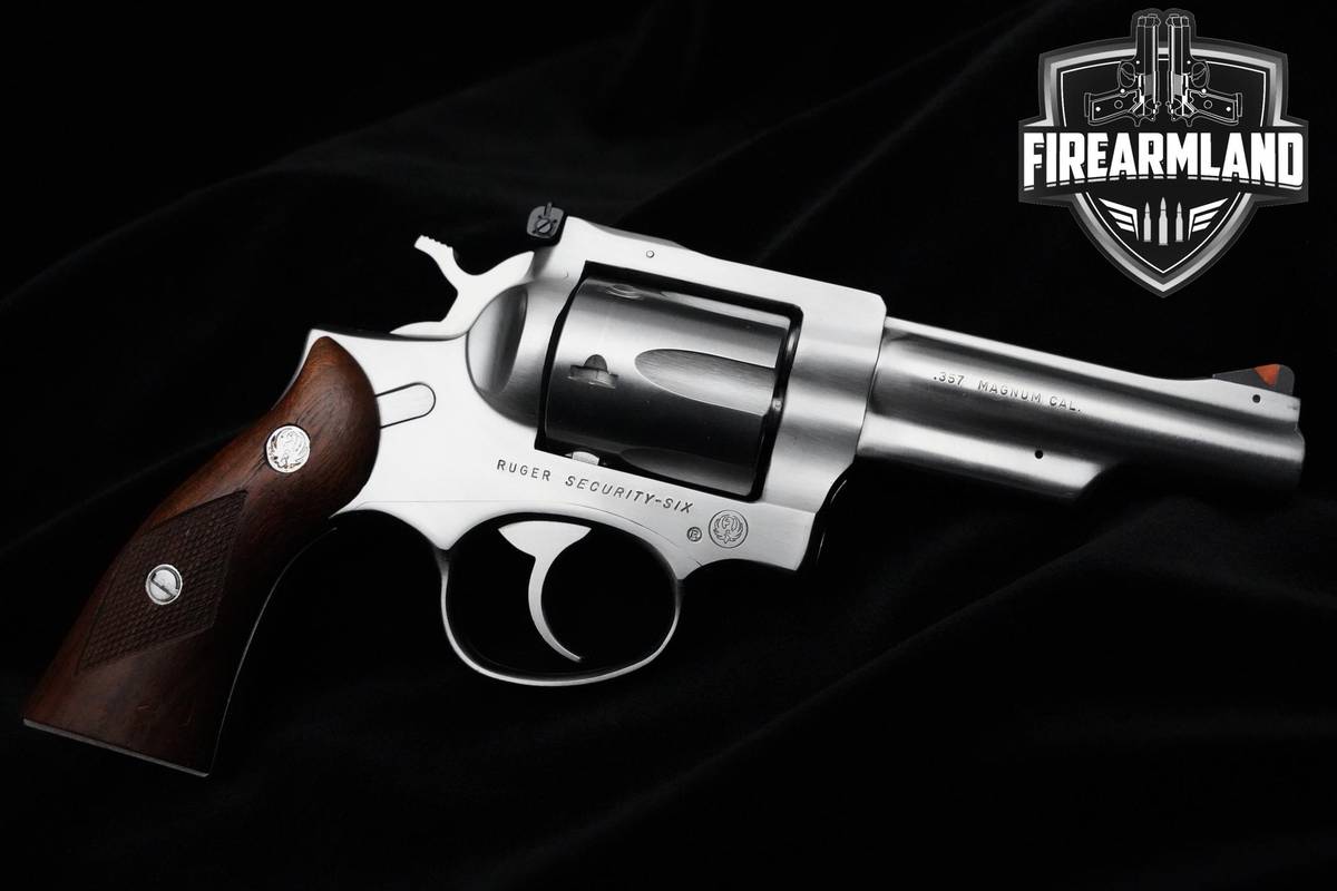 1982 Sturm Ruger Security-Six 357 Magnum 4" Stainless Security-6 DA/SA