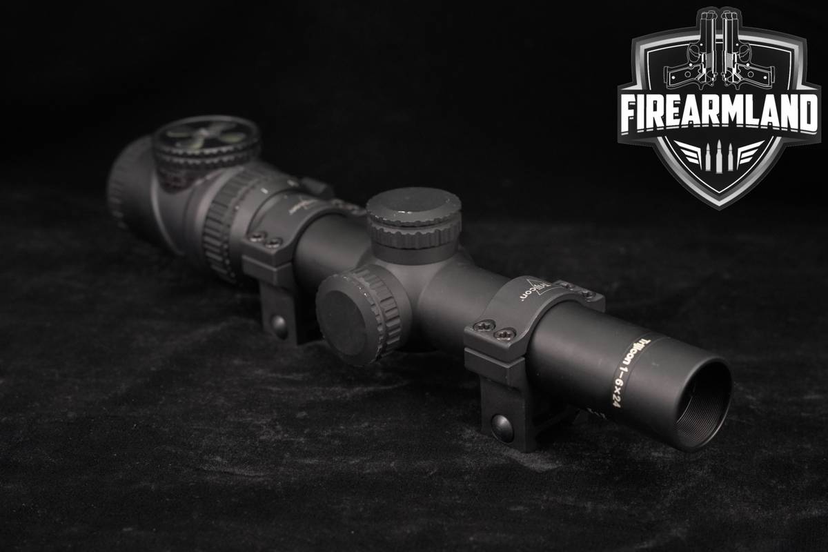 Trijicon AccuPoint 1-6x24mm 30mm Rifle Scope MOA SFP Circle-Cross Crosshair