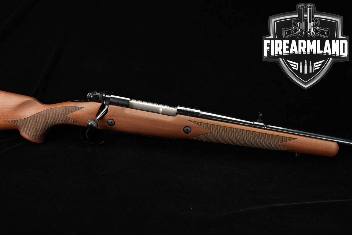 Winchester Model 70 Alaskan 375 H&H Magnum 24.75" Blued & Walnut M70