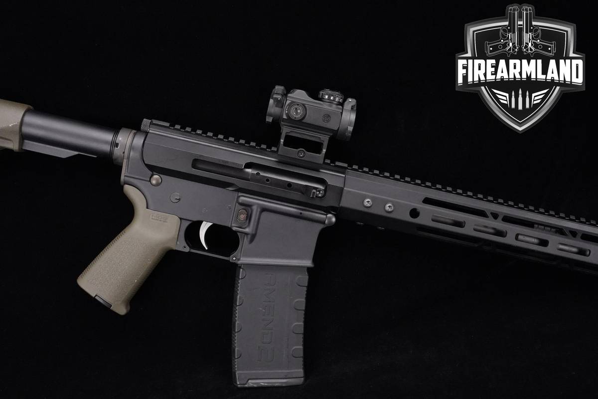 SIDE-CHARGING Anderson Mfg AM-15 5.56 NATO AR-15 AR15 Anderson AM-15 +OPTIC