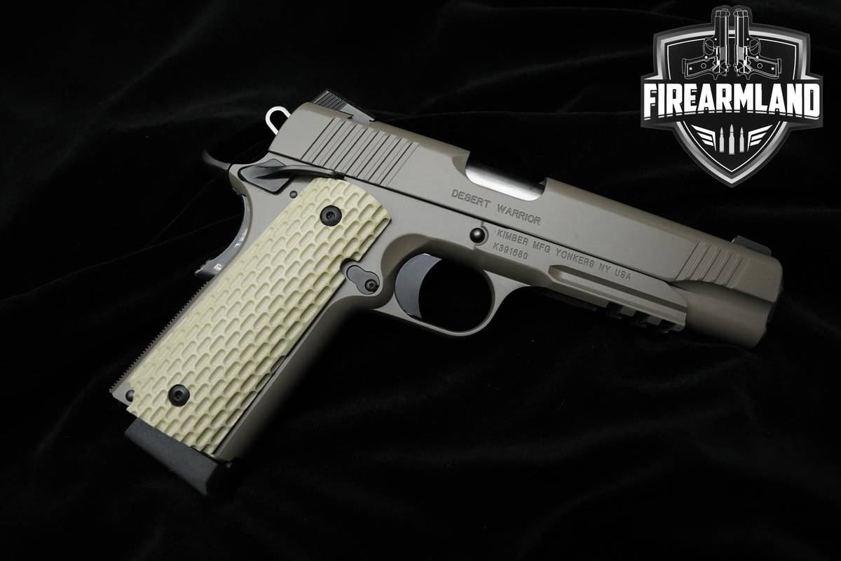 Kimber Desert Warrior 45 ACP FDE Cerakote Kimber 1911 +3 MAGS & ORIG CASE